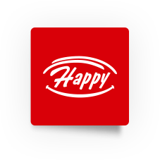 happy delivery square logo